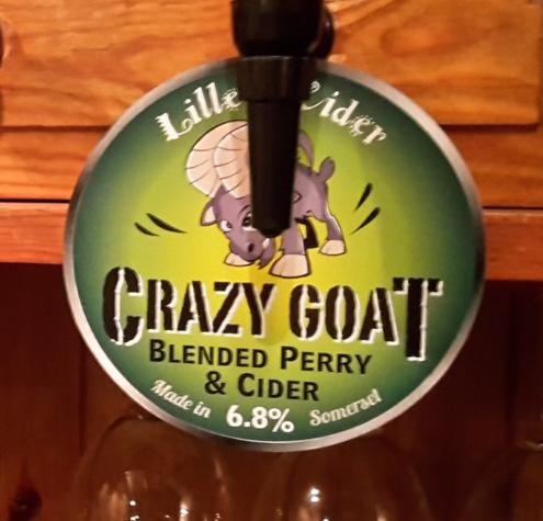 Crazy Goat pump badge